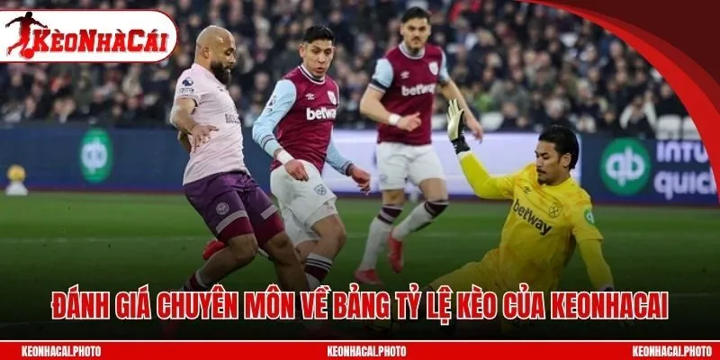 Đánh giá chuyên môn về bảng tỷ lệ kèo của Keonhacai
