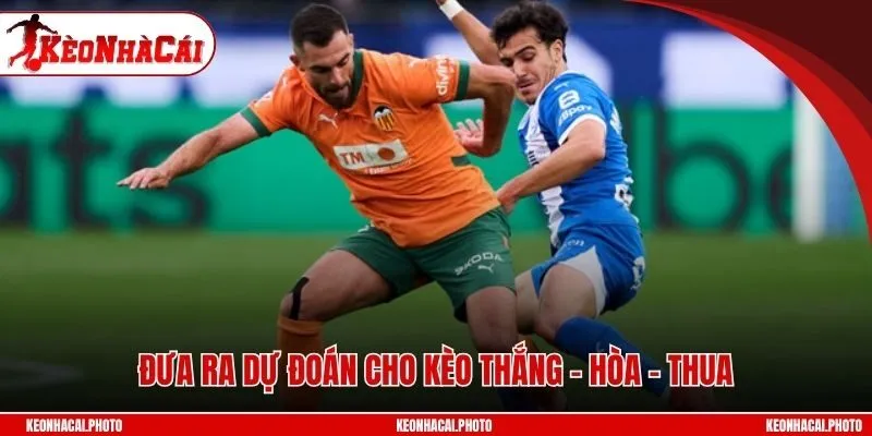 Đưa ra dự đoán cho Kèo Thắng - Hòa - Thua